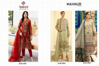 MAHNUR FASHION MAHNUR VOL 6 GEORGETTE PAKISTANI SUITS