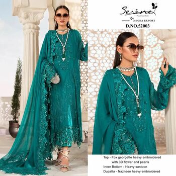 SERENE MARIA B CHIFFONS VOL 2 FOUX GEORGETTE PAKISTANI SUITS