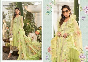 HOUSE OF LAWN MARIA B LAWN PAKISTANI PRINTED SUITS LATEST CATALOG