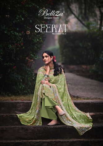 BELLIZA SEERAT VOL 2 JAM COTTON DIGITAL PRINTED SUITS SURAT