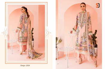 SHRADDHA DESIGNER QUEEN COURT VOL 2 LAWN COTTON PRINT PAKISTANI SUITS SURAT