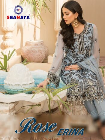 SHANAYA ROSE ERINA GEORGETTE DESIGNER PAKISTANI SUITS