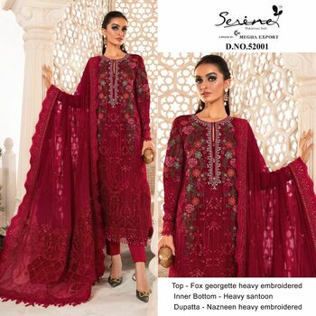 SERENE MARIA B CHIFFONS VOL 2 FOUX GEORGETTE PAKISTANI SUITS