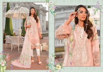 HOUSE OF LAWN MARIA B LAWN PAKISTANI PRINTED SUITS LATEST CATALOG