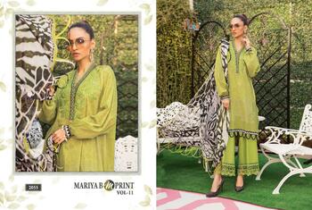 SHREE FABS MARIA B MPRINT VOL 11 COTTON PRINTED PAKISTANI SUITS LATEST CATALOGUE