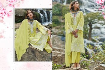 SERENE LAWNKARI LAWN COTTON EMBROIDERY PAKISTANI SUITS WHOLESALER