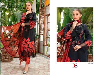 DEEPSY SUITS MARIA B M PRINT SPRING SUMMER 23 3 COTTON PRINT PAKISTANI SUITS SURAT