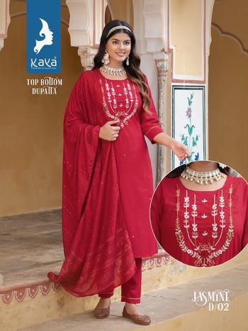 KAYA JASMINE HANDWORK KURTIS ONLINE SUPPLIER 