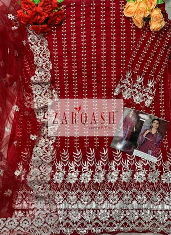 ZARQASH ADAN LIBAS VOL 2 FOX GEORGETTE PAKISTANI SUITS WHOLESALE