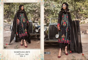 SHREE FABS MARIYA B LAWN COLLECTION 2023 VOL 1 2499 TO 2505 SERIES PAKISTANI SUITS