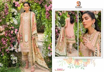 SHARADDHA DESIGNER ZARQASH VOL 1 PRINTED PAKISTANI SUITS