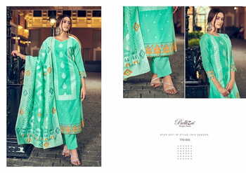 BELLIZA ODHNI PURE COTTON JACQUARD SALWAR SUITS CATALOGUE