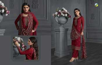 VINAY SILKINA ROYAL CREPE VOL 42 63061 TO 63070 SERIES PRINTED SUITS