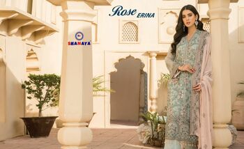 SHANAYA ROSE ERINA GEORGETTE DESIGNER PAKISTANI SUITS