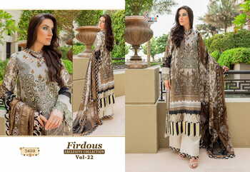 SHREE FABS FIRDOUS EXCLUSIVE COLLECTION VOL 22 2438 TO 2445 SERIES PAKISTANI SUITS