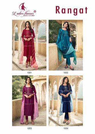 LADIES FLAVOUR RANGAT VISCOSE READYMADE KURTI DISTRIBUTOR IN SURAT