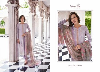 MUMTAZ ARTS ANUSHREE LAWN CAMBRIC COTTON PRINT SUITS NEW CATALOGUE