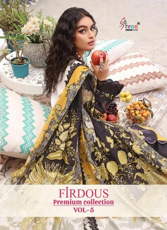 SHREE FABS FIRDOUS PREMIUM COLLECTION VOL 5 2314 TO 2321 SERIES PAKISTANI SUITS