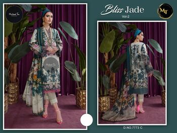 MEHBOOB TEX BLISS JADE VOL 2 COTTON PRINT PAKISTANI SUITS NEW COLLECTION