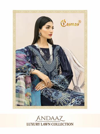  COSMOS ANDAAZ LUXURY LAWN COLLECTION SALWAR KAMEEZ WHOLESALER