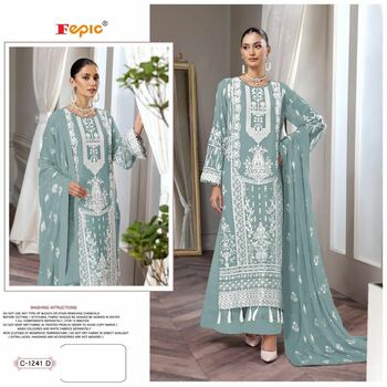 FEPIC ROSEMEEN C 1241 SERIES GEORGETTE PAKISTANI SUITS LATEST COLLECTION