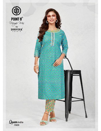 DEEPTEX QUEEN INDIA VOL 7 KURTIS AT CHEAPEST PRICE