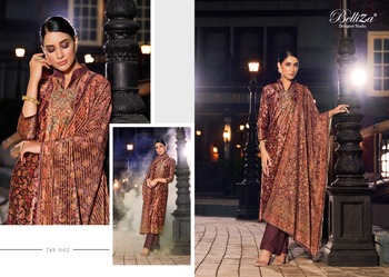 BELLIZA SAFINAAZ PURE VELVET COLLECTION SALWAR SUITS DISTRIBUTOR