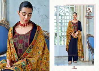 ALOK SUIT SINDOOR 3 EMBROIDERY SALWAR SUIT SUPPLIER