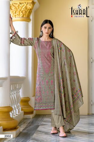 ISHAAL PRINTS EMBROIDERED LAWN VOL 2 LAWN KARACHI SUITS AT BEST PRICE