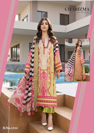 CHARIZMA BEYOND EMBROIDERED LAWN SUIT KARACHI CATALOGUE