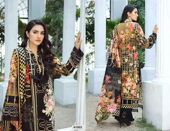 APANA COTTON RAZIA SULTAN VOL 41 COTTON PRINT KARACHI SUITS AT BEST PRICE