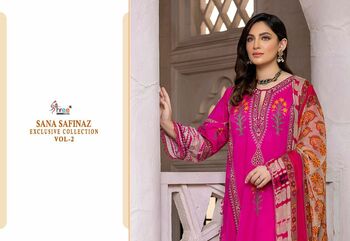 SHREE FABS SANA SAFINAZ EXCLUSIVE COLLECTION VOL 2 2337 TO 2342 SERIES