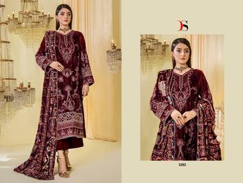 DEEPSY SANA SAFINAZ VELVET COLLECTION WINTER SUITS CATALOGUE