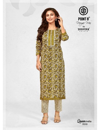 DEEPTEX QUEEN INDIA VOL 7 KURTIS AT CHEAPEST PRICE