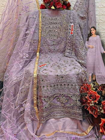 FEPIC ROSEMEEN C 1283 SERIES GEORGETTE PAKISTANI SUITS CATALOGUE