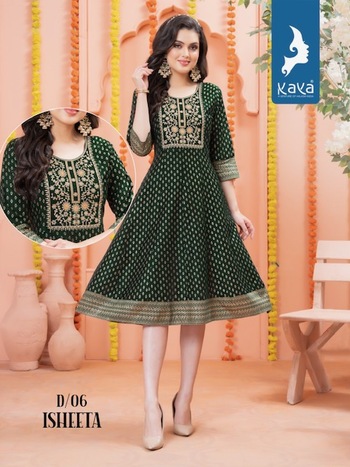 KAYA ISHEETA GOWN STYLE KURTIS ONLINE SUPPLIER SURAT