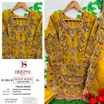 DEEPSY SUITS 324 SERIES READYMADE KURTI PANT WITH DUPATTA WHOLESALER SURAT