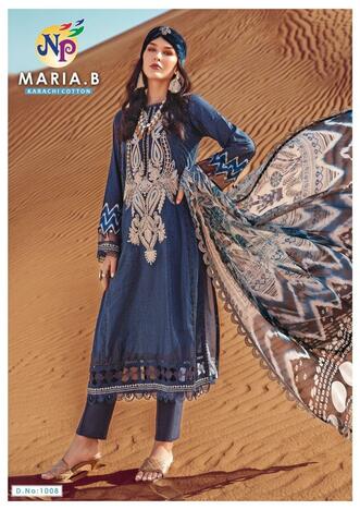 NAND GOPAL MARIA B KARACHI COTTON PRINTED SUITS CATALOGUE