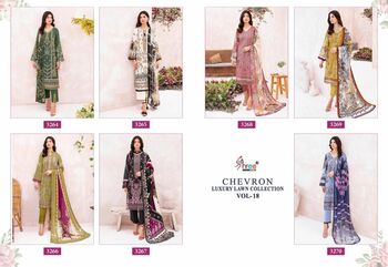 SHREE FABS CHEVRON LUXURY LAWN COLLECTION VOL 18