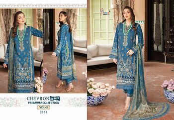 SHREE FABS CHEVRON REMIX PREMIUM COLLECTION VOL 3 PAKISTANI SUITS LATEST CATALOGUE