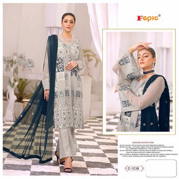 FEPIC ROSEMEEN C 1238 GEORGETTE EMBROIDERY PAKISTANI SUITS CATALOGUE