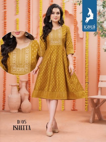 KAYA ISHEETA GOWN STYLE KURTIS ONLINE SUPPLIER SURAT