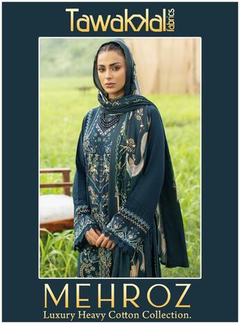 TAWAKKAL FAB MEHROZ LUXURY HEAVY COTTON COLLECTION 2022