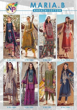 NAND GOPAL MARIA B KARACHI COTTON PRINTED SUITS CATALOGUE