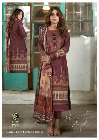 KEVAL FAB SOBIA NAZIR LUXURY VOL 8 COTTON KARACHI PRINTED SUITS WHOLESALE