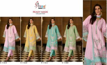 SHREE FABS R 1140 SERIES READYMADE TOP PANT WITH DUPATTA SUPPLIER SURAT