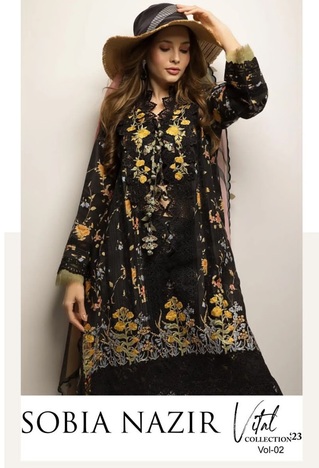 HAZZEL SOBIA NAZIR VOL 2 HEAVY PAKISTANI SUITS WHOLESALER