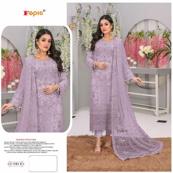 FEPIC ROSEMEEN C 1283 SERIES GEORGETTE PAKISTANI SUITS CATALOGUE