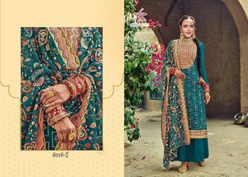 MISHAAL FAB D.NO 8016 A TO D PAKISTANI SUITS LATEST COLLCETION 2021