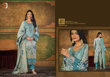 SHRADDHA DESIGNER AMIRA CAMBRIC COTTON PAKISTANI PRINT SUITS NEW CATALOGUE